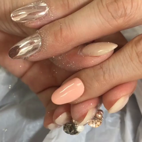 ミラーネイル・クロムネイルの動画の画像