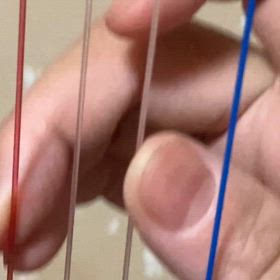 弾き方と音の違いのサンプルをいくつかの画像