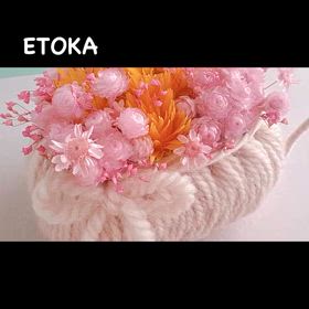 SAVON CRAFT 【小さな花かご | やさしい彩りのドライフラワーアレンジメント①】の画像