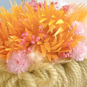SAVON CRAFT 【小さな花かご | やさしい彩りのドライフラワーアレンジメント④】の画像