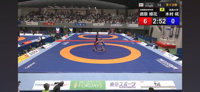 激レア動画！！女子レスリング水車落とし炸裂！の記事動画