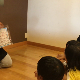 サークルタイムの様子ですの画像