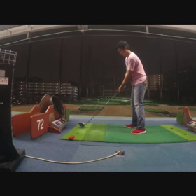 ドライバーの練習の画像