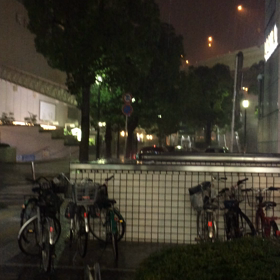 突然の雷雨の画像
