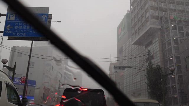 今日もゲリラ、一時激しい雨でしたの記事動画