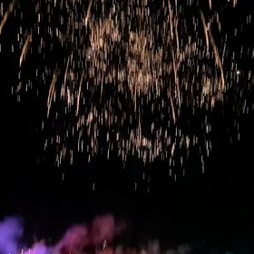 故郷出雲の斐伊川花火大会の画像