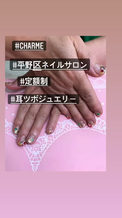 #イエローネイル　#夏ネイル　#ラメネイル  #平野区ネイルサロンの記事動画