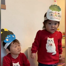 「おにさ〜ん！」1歳3ヶ月のＹちゃん【青色】サインマスター✨の画像