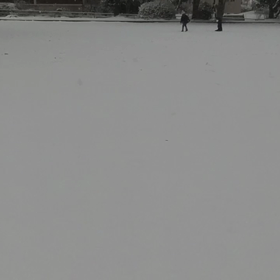 千葉の雪をドローンでの画像