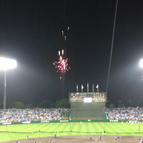 雨のファイターズ戦へ♪の画像