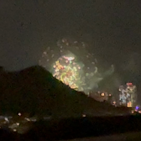 ホノルルの夜空にの画像