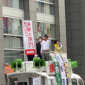 何故かしら…安倍元総理の演説を聞きにの画像
