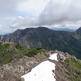 日本百名山・・・悪沢岳71座目と赤石岳72座目の画像