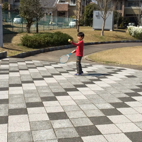 次男と公園への画像
