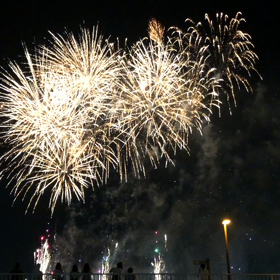 昨日の花火大会動画（17秒）の画像