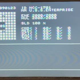 ある日のできごと:FM-7 BASIC版スタートレック作成の画像