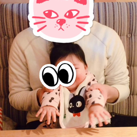 子連れでカフェの画像