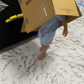 段ボールおばけの画像