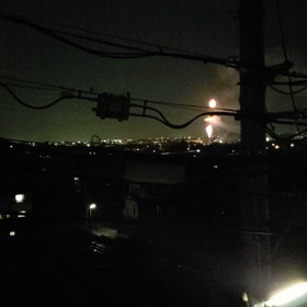 今日は花火の画像