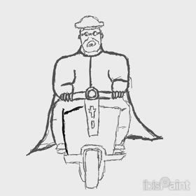 喉の治癒とお絵描きと爺様の画像