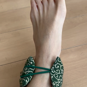 自然温湿布の足首用の使い方の画像