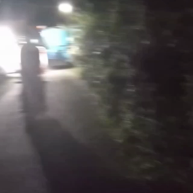  夜中の工事の画像