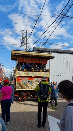 晴天の上野天神祭りの記事動画