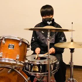 中学生ドラムレッスン！の画像