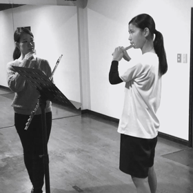 フルートレッスン風景！の画像