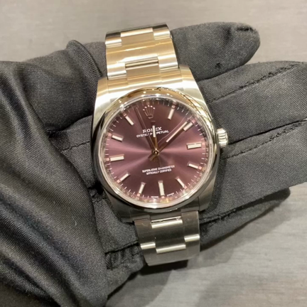 【ロレックス】オイスターパーペチュアル レッドグレープ に決める！の記事動画