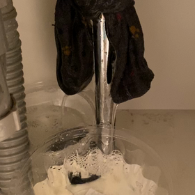 水漏れの画像