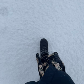 積もる前にコンビニへの画像
