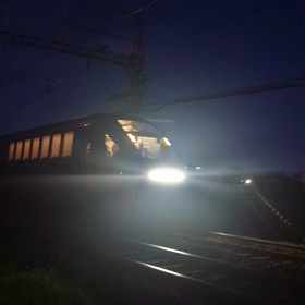 ひのとり試運転の画像