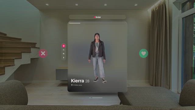 Apple Vision Pro×Tinderで出会いの未来が！の記事動画