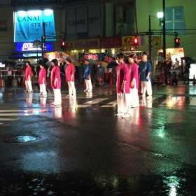 雨の百万灯祭り☔️の画像
