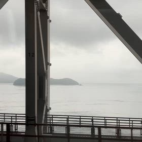 瀬戸大橋を新幹線で渡りましたの画像