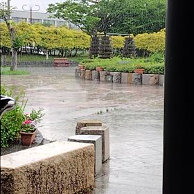 昨日の午前中の大雨in北本の画像