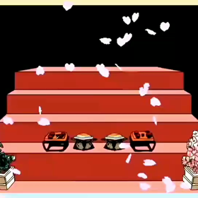 お内裏様とお雛様の謎の画像