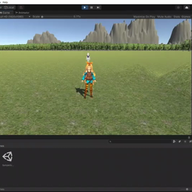 Unity制作日記007：ユニティちゃんを動かしてみた！＆メニュー画面作成の画像