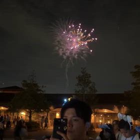 久しぶり、ディズニー花火‼️の画像