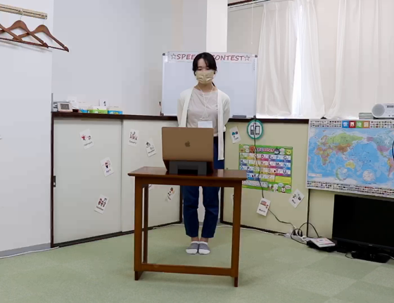 先月のスピーチコンテストの記事動画