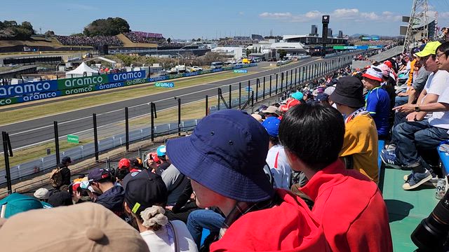 F1観戦の記事動画