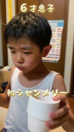 息子の初シャンメリーの記事動画