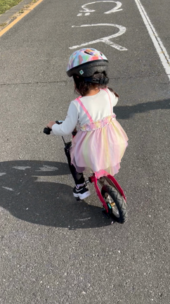 次女の自転車デビューの記事動画