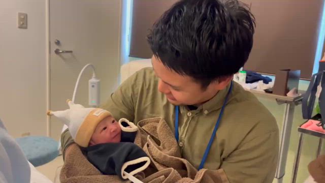 息子（次男）に女の子が生まれました！の記事動画