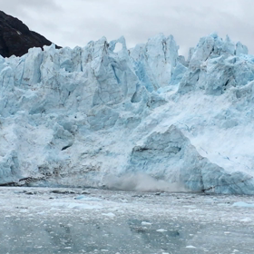 アラスカクルーズの氷河は凄かったの画像