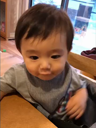 [動画]食いしん坊Tくんが初めて自分から伝えてくれたのは♪の記事動画
