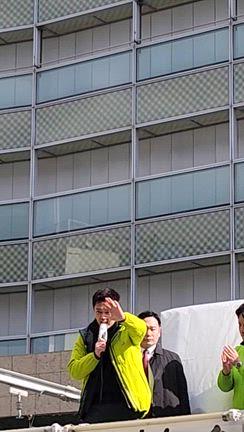 街頭演説～吉村、頑張れ～（１月２１日～２２日の日記）の記事動画