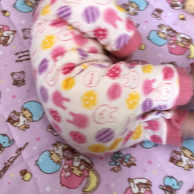 4m26d  寝返り（半分）マスター！の画像