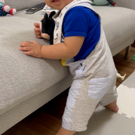 つかまり立ちの画像